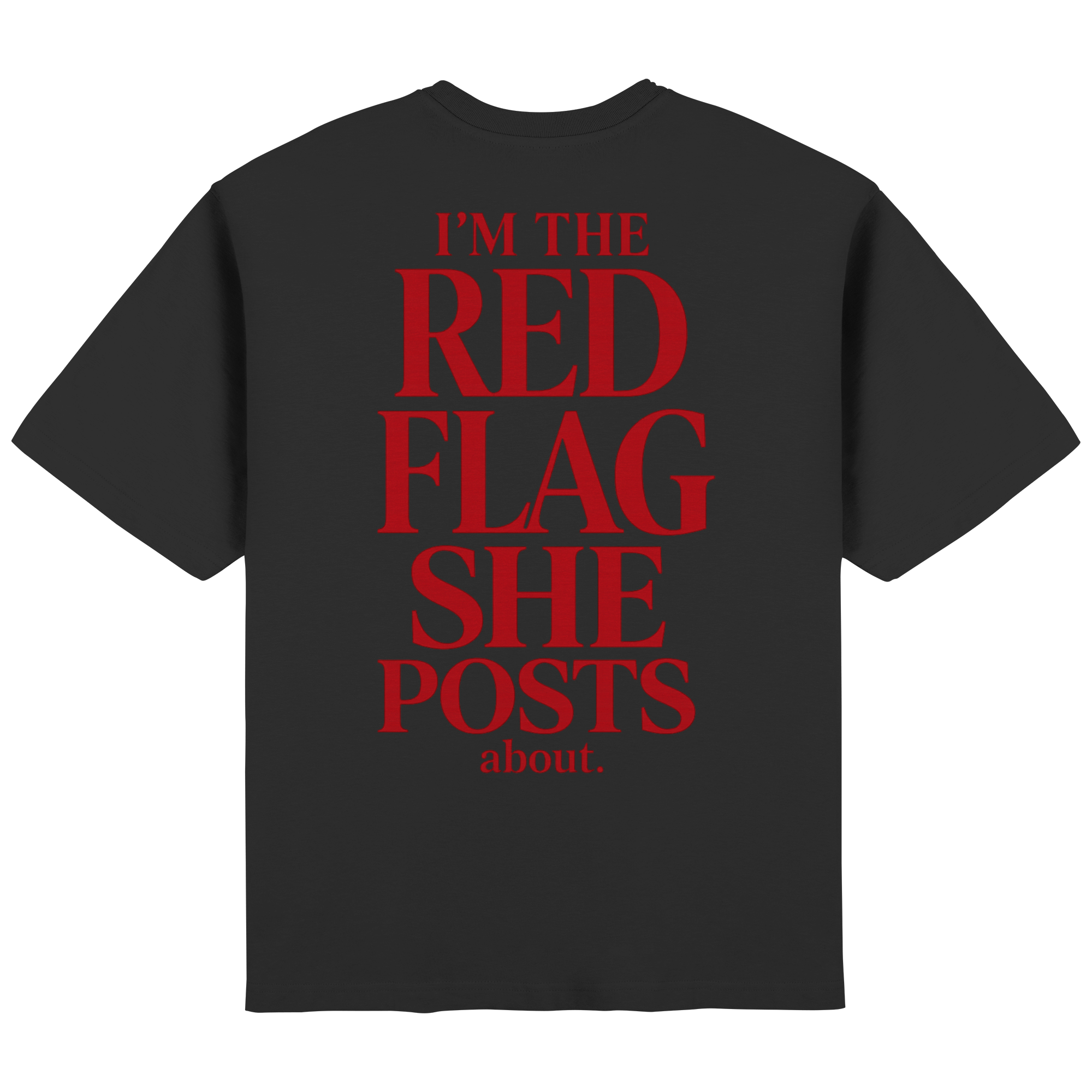 RED FLAG - Streetwear Oversized T-Shirt