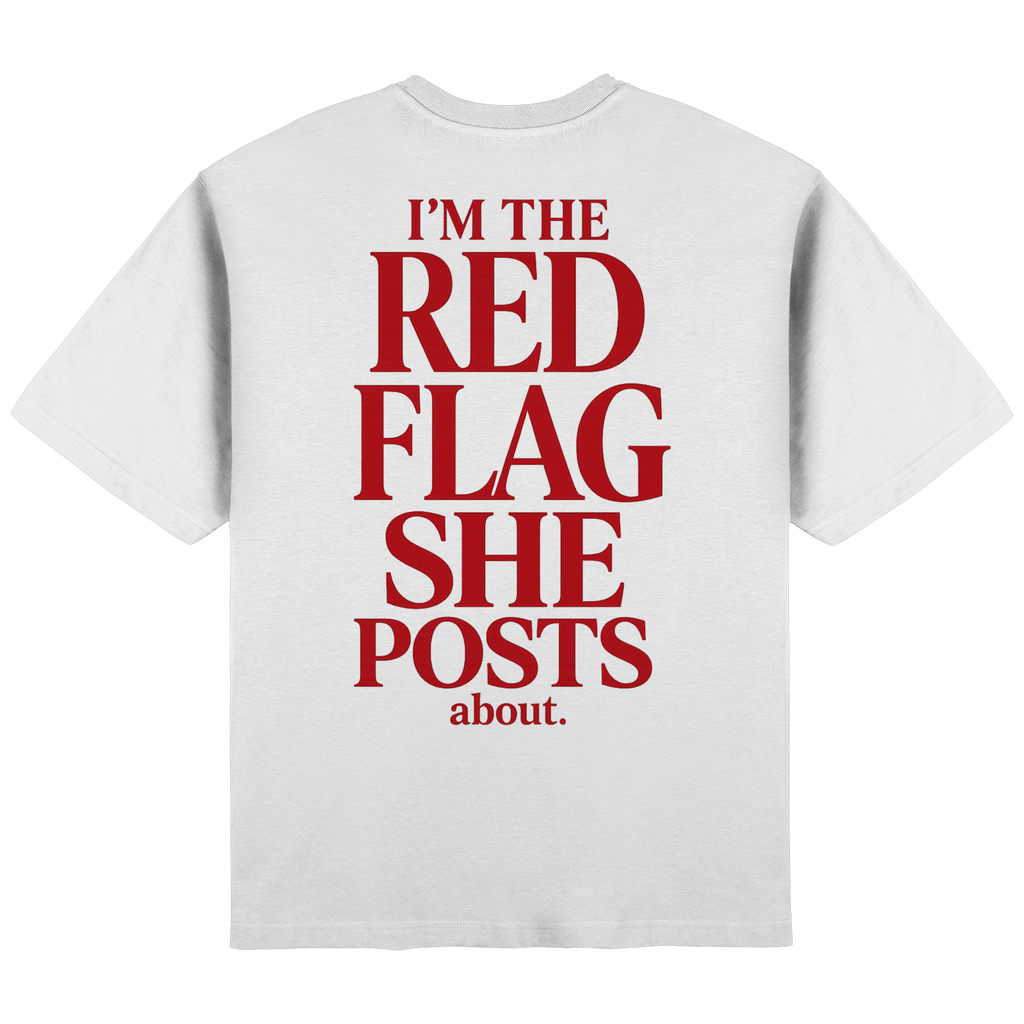 RED FLAG - Streetwear Oversized T-Shirt