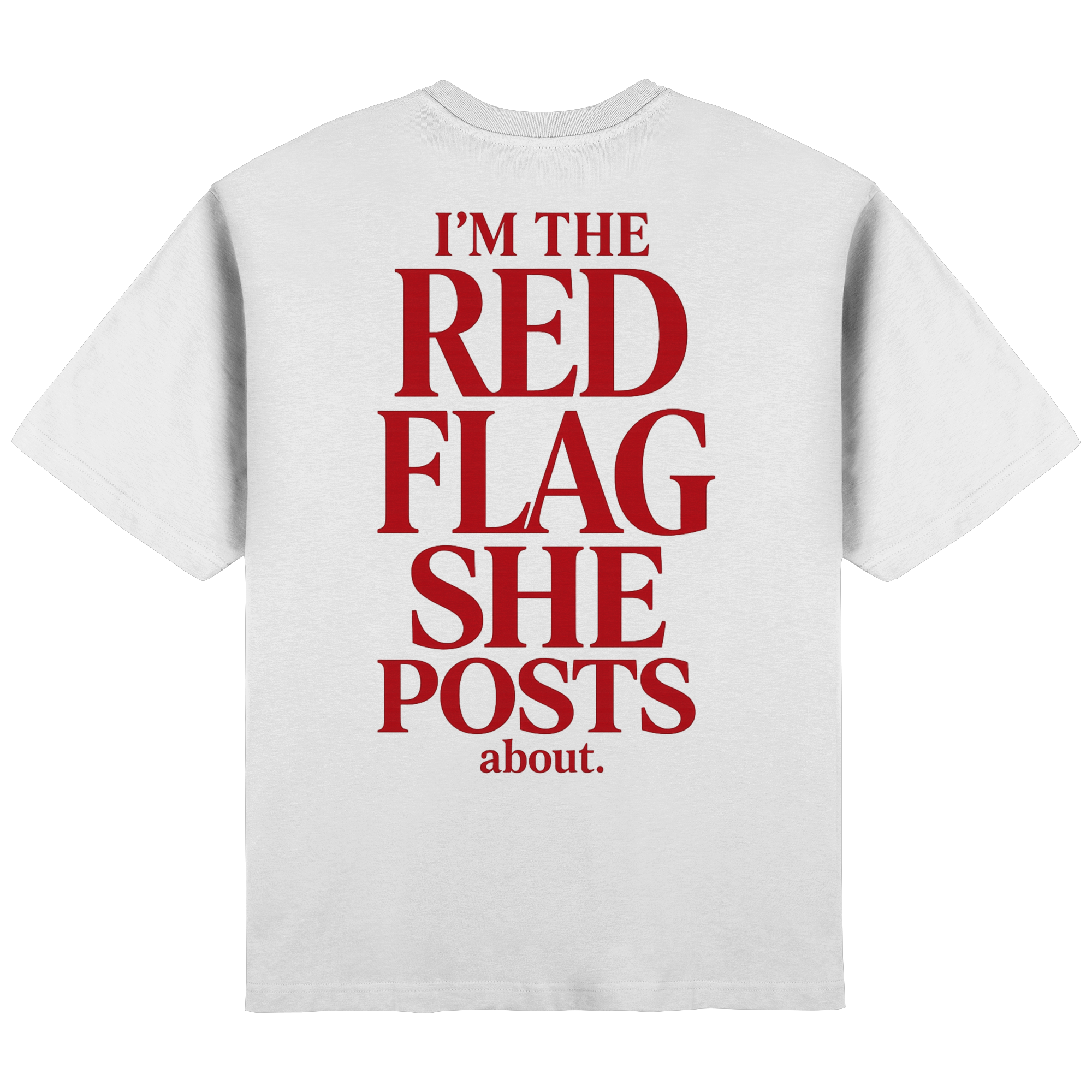 RED FLAG - Streetwear Oversized T-Shirt