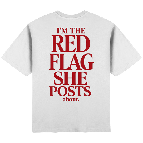 RED FLAG - Streetwear Oversized T-Shirt
