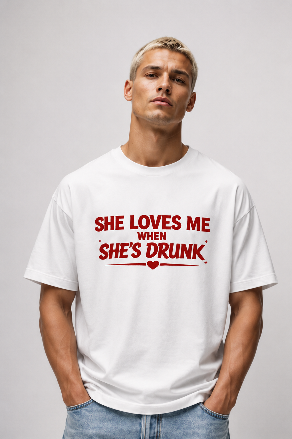 Drunk'N'Love Oversized T-shirt